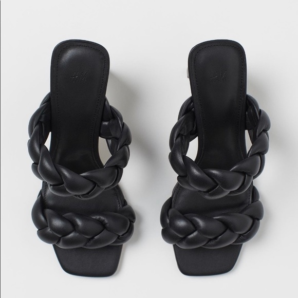 H&M Shoes - Braided Heels